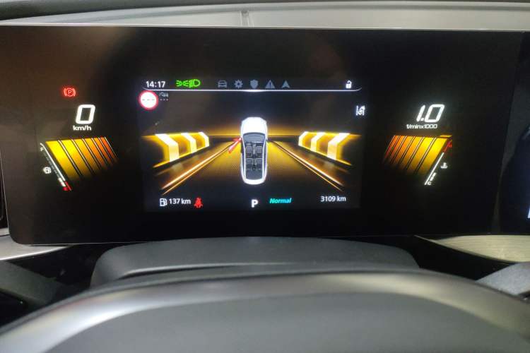 Used MG 5 Scorpio 2022 1.5T Trophy Sport Luxurious Edition Odometer Close Up