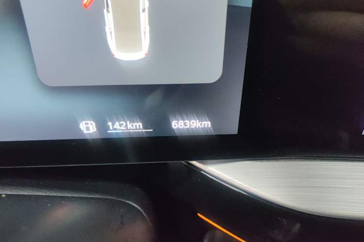 Used MG 5 Scorpio 2022 1.5T Trophy Sport Flagship Edition Odometer Close Up