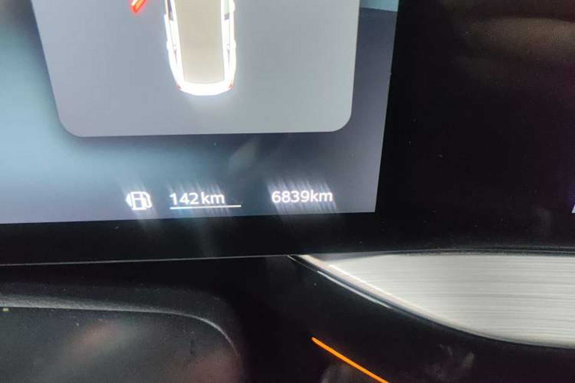 Used MG 5 Scorpio 2022 1.5T Trophy Sport Flagship Edition Odometer Close Up