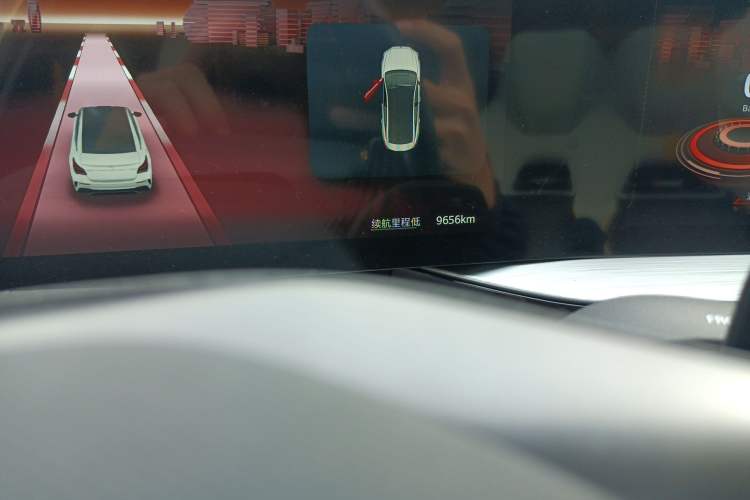 Used MG 5 Scorpio 2022 1.5T Trophy Sport Flagship Edition Odometer Close Up