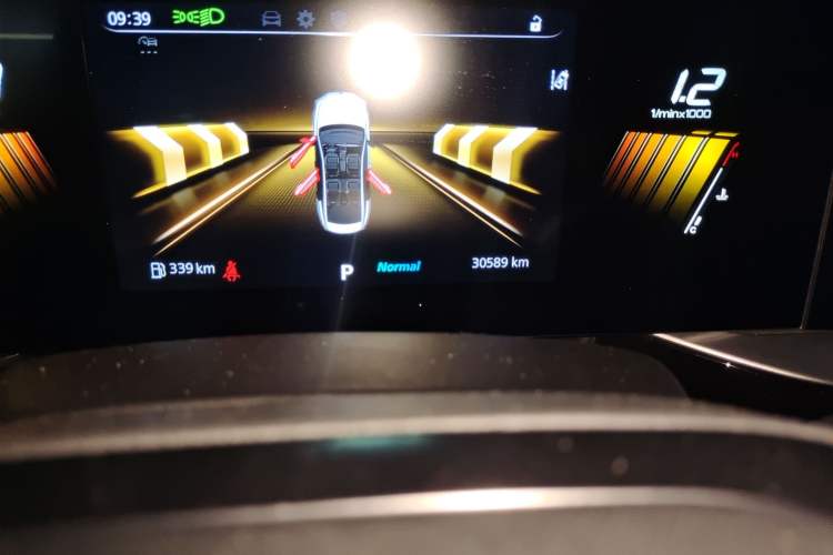 Used MG 5 Scorpio 2022 1.5T Trophy Sport Luxurious Edition Odometer Close Up