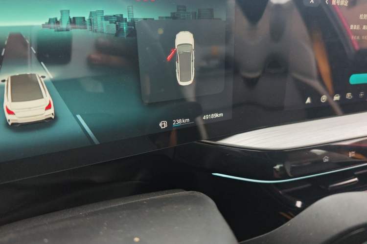 Used MG 5 Scorpio 2022 1.5T Trophy Sport Flagship Edition Odometer Close Up