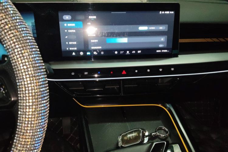 Used MG 5 Scorpio 2022 1.5T Trophy Sport Flagship Edition Audio And AC Panel