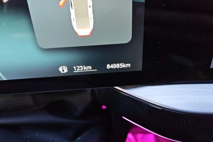 Used MG 5 Scorpio 2022 1.5T Trophy Sport Flagship Edition Odometer Close Up