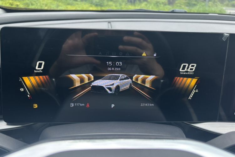 Used MG 5 Scorpio 2022 1.5T Luxury Edition Odometer Close Up