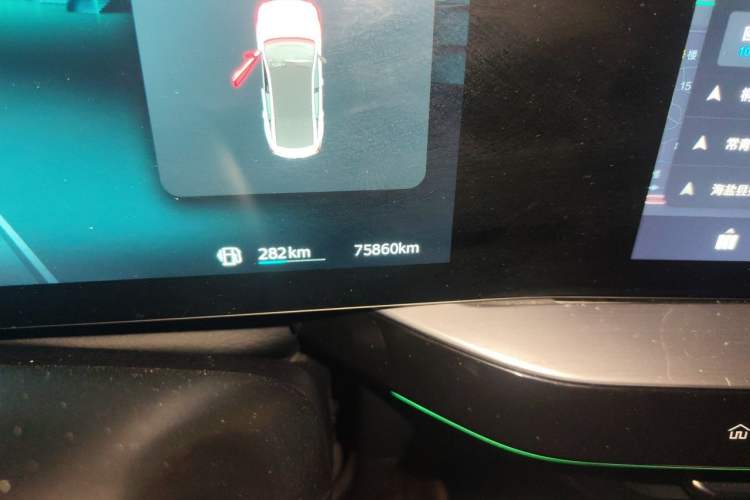Used MG 5 Scorpio 2022 1.5T Trophy Sport Flagship Edition Odometer Close Up