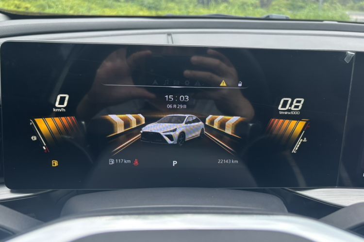 Used MG 5 Scorpio 2022 1.5T Luxury Edition Odometer Close Up