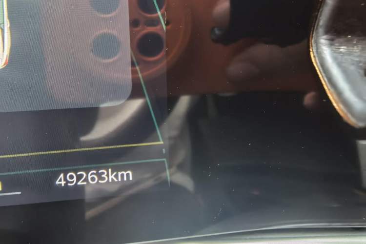 Used MG 5 Scorpio 2022 1.5T Trophy Sport Flagship Edition Odometer Close Up