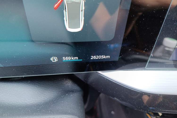 Used MG 5 Scorpio 2022 1.5T Trophy Sport Flagship Edition Odometer Close Up