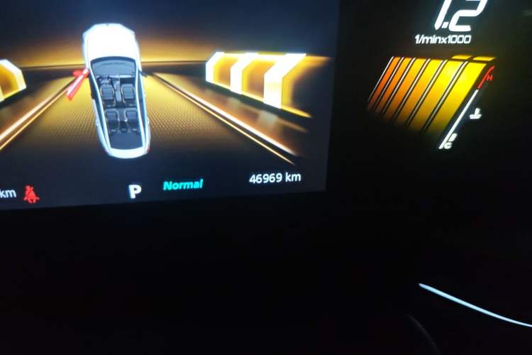 Used MG 5 Scorpio 2022 1.5T Trophy Sport Luxurious Edition Odometer Close Up