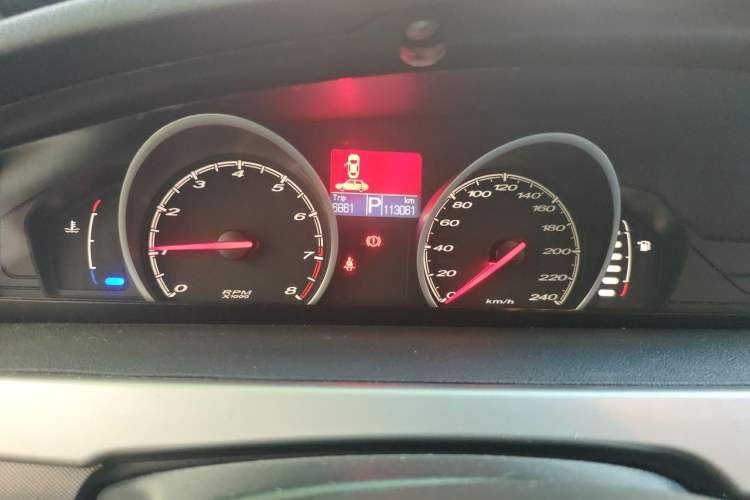 Used MG 6 2012 Hatchback 1.8L Automatic Drive Value Edition Odometer Close Up