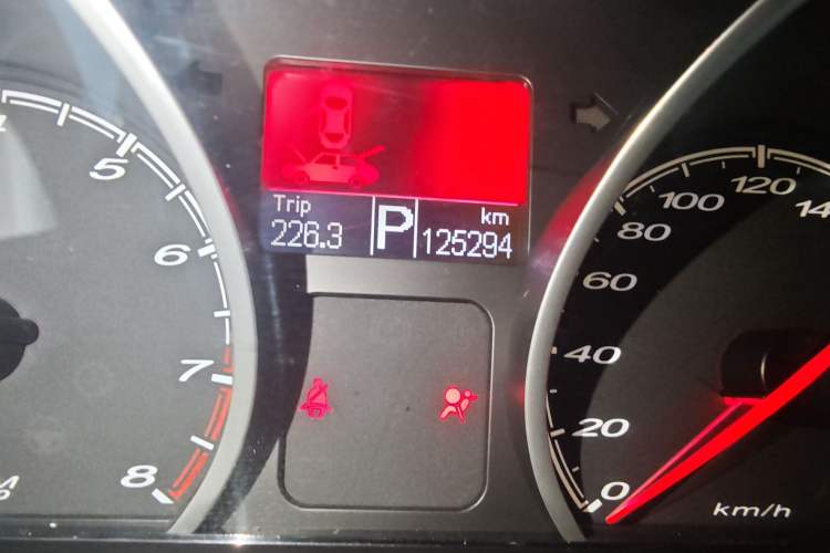 Used MG 6 2012 Hatchback 1.8T Automatic Performance Edition Odometer Close Up