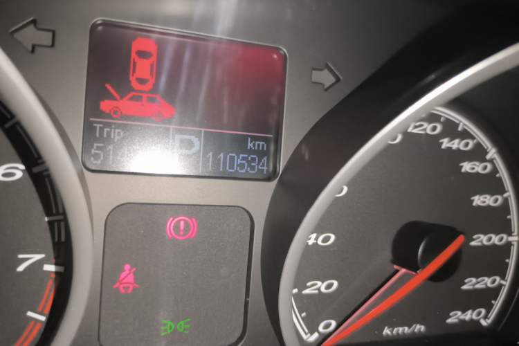 Used MG 6 2012 Hatchback 1.8T Automatic Elite Edition Odometer Close Up