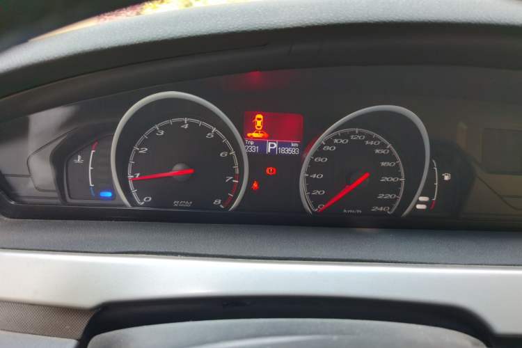 Used MG 6 2012 Hatchback 1.8L Automatic Drive Value Edition Odometer Close Up