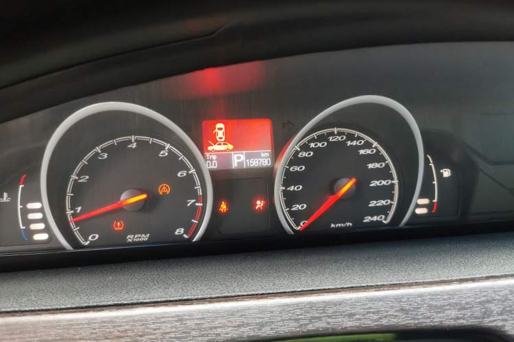 Used MG 6 2013 Hatchback 1.8T Automatic GT Value Edition Odometer Close Up