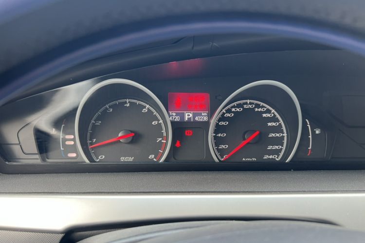 Used MG 6 2013 Hatchback 1.8L Automatic Drive Value Edition Odometer Close Up