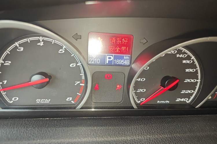 Used MG 6 2013 Hatchback 1.8T Automatic GT Value Edition Odometer Close Up