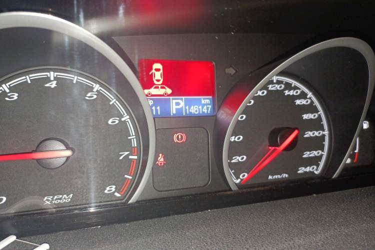 Used MG 6 2013 Hatchback 1.8T Automatic GT Value Edition Odometer Close Up