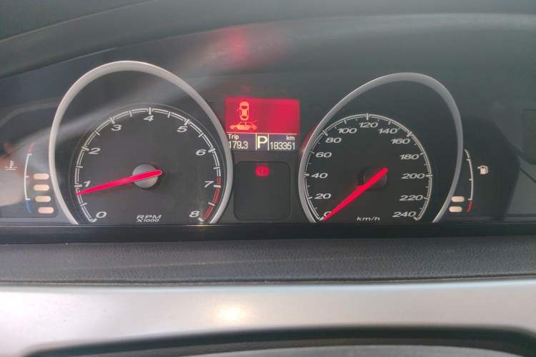 Used MG 6 2013 Hatchback 1.8L Automatic Drive Value Edition Odometer Close Up