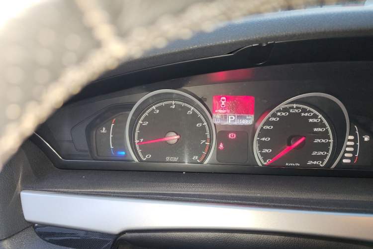 Used MG 6 2014 Hatchback 1.8L Automatic Drive Value Edition Odometer Close Up