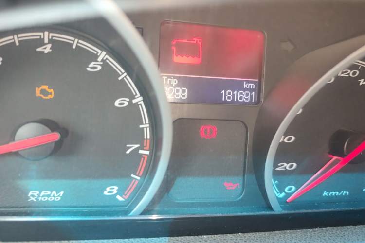 Used MG 6 2014 Hatchback 1.8T Manual Performance Edition Odometer Close Up