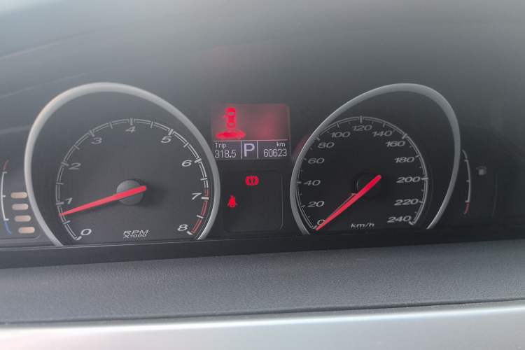 Used MG 6 2014 Hatchback 1.8L Automatic Drive Value Edition Odometer Close Up
