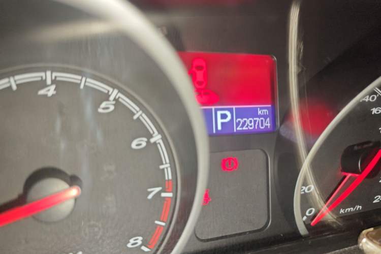 Used MG 6 2014 Hatchback 1.8T Automatic Performance Edition Odometer Close Up