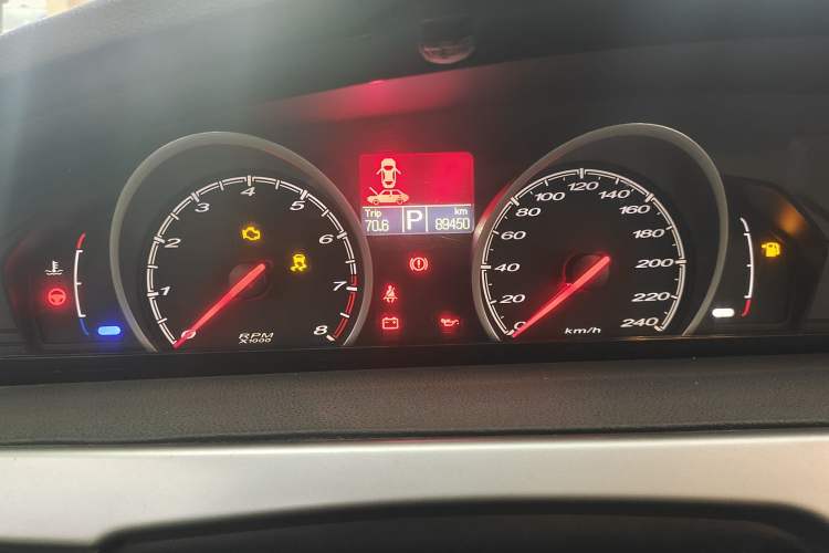 Used MG 6 2014 Hatchback 1.8T Automatic Performance Edition Odometer Close Up