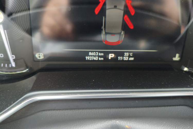 Used MG 6 2017 20T Automatic Trophy Prestige Internet Edition China V Standard Odometer Close Up