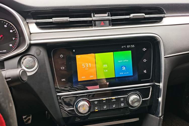 Used MG 6 2017 20T Manual Luxury Smart Connect Version China V Standard Audio And AC Panel