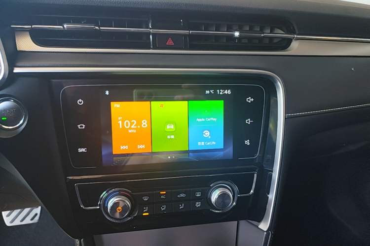 Used MG 6 2017 20T Automatic Luxury Smart Connect Version China V Standard Audio And AC Panel