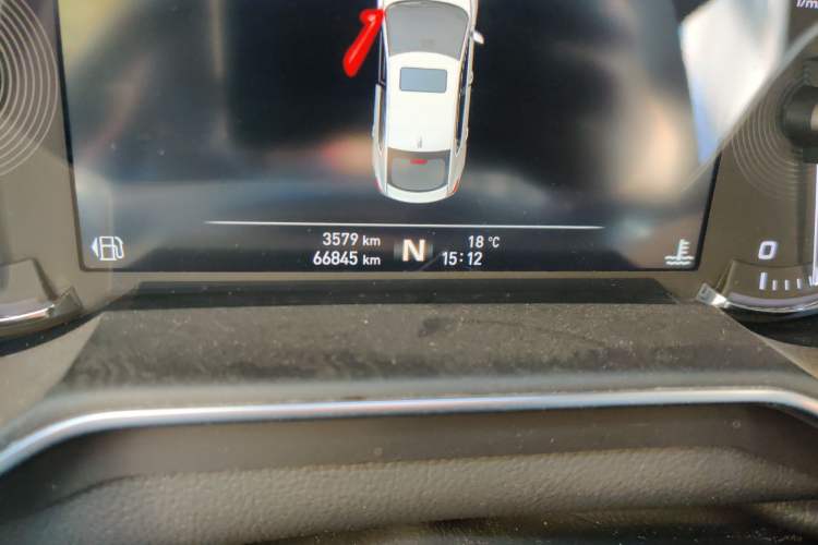 Used MG 6 2017 20T Automatic Trophy Prestige Internet Edition China V Standard Odometer Close Up