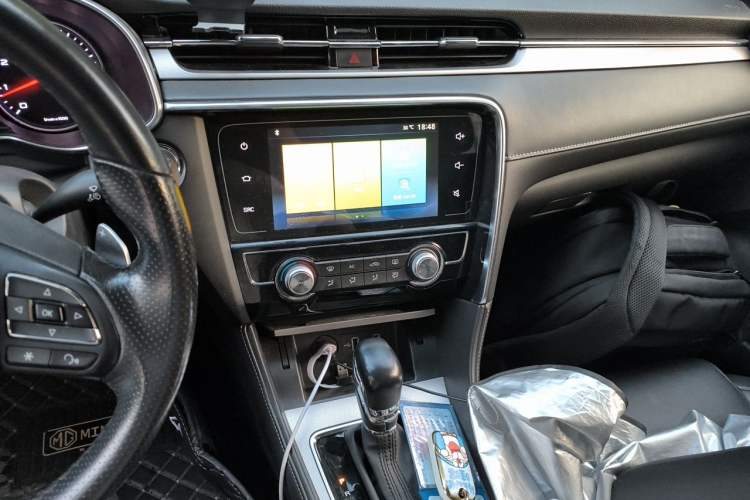 Used MG 6 2017 20T Automatic Luxury Smart Connect Version China V Standard Audio And AC Panel