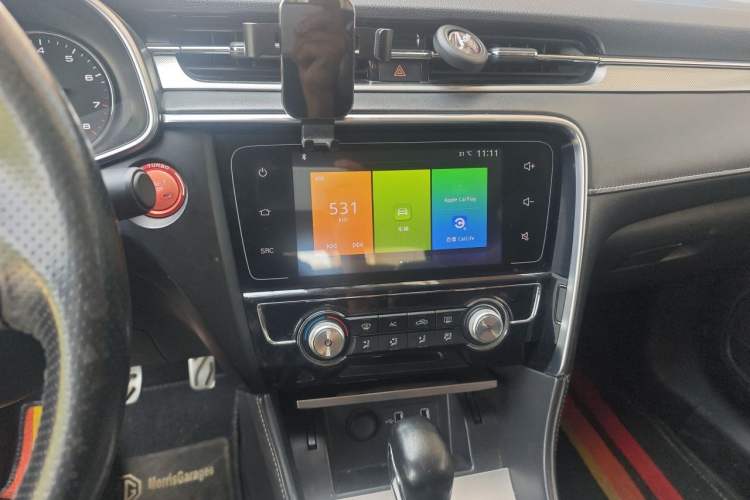 Used MG 6 2017 20T Automatic Luxury Smart Connect Version China V Standard Audio And AC Panel