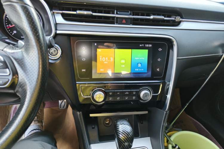 Used MG 6 2017 20T Automatic Luxury Smart Connect Version China V Standard Audio And AC Panel
