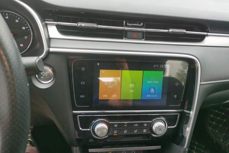 Used MG 6 2017 20T Automatic Luxury Smart Connect Version China V Standard Audio And AC Panel