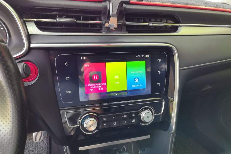 Used MG 6 2017 20T Automatic Luxury Smart Connect Version China V Standard Audio And AC Panel