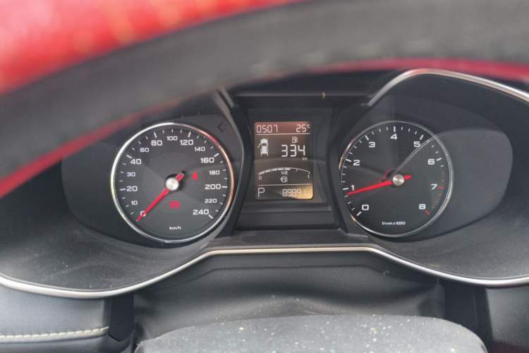 Used MG 6 2017 20T Automatic Luxury Smart Connect Version China V Standard Instrument Cluster