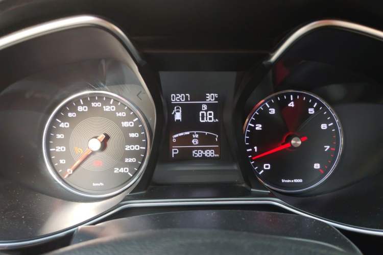 Used MG 6 2017 20T Automatic Luxury Smart Connect Version China V Standard Instrument Cluster
