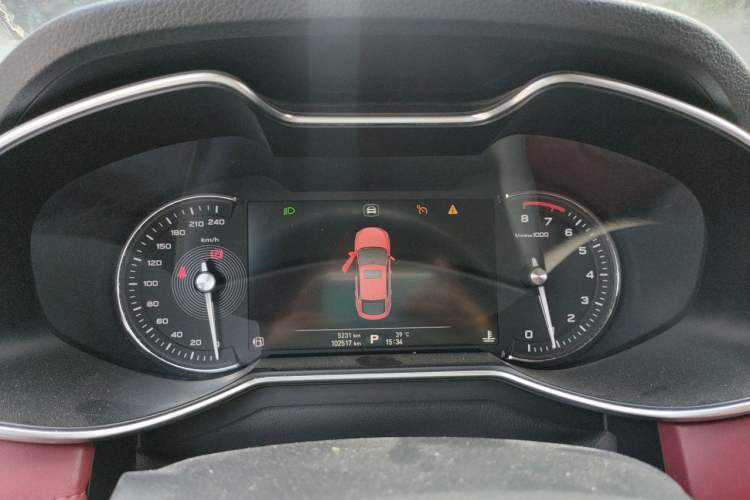 Used MG 6 2017 20T Automatic Trophy Prestige Internet Edition China V Standard Instrument Cluster