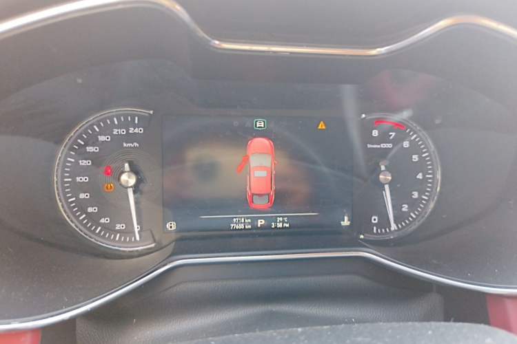 Used MG 6 2017 20T Automatic Trophy Prestige Internet Edition China V Standard Instrument Cluster