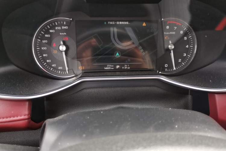 Used MG 6 2017 20T Automatic Trophy Prestige Internet Edition China V Standard Odometer Close Up