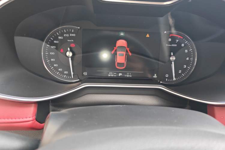 Used MG 6 2017 20T Automatic Trophy Prestige Internet Edition China V Standard Odometer Close Up