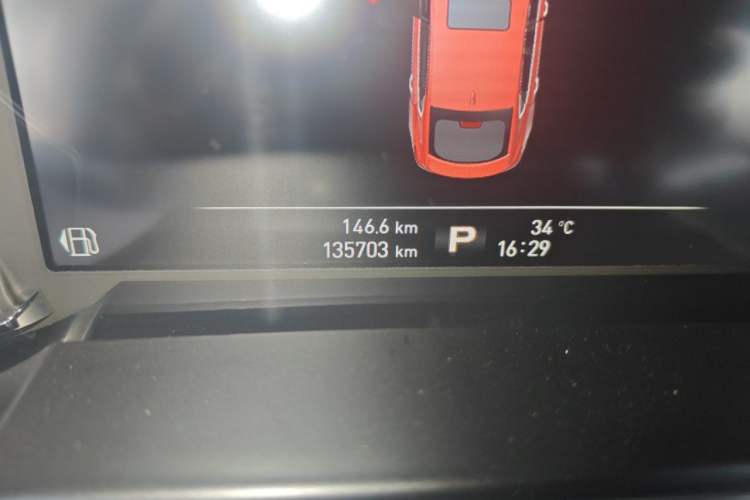 Used MG 6 2017 20T Automatic Trophy Prestige Internet Edition China V Standard Odometer Close Up