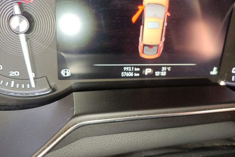 Used MG 6 2017 20T Automatic Trophy Prestige Internet Edition China V Standard Odometer Close Up