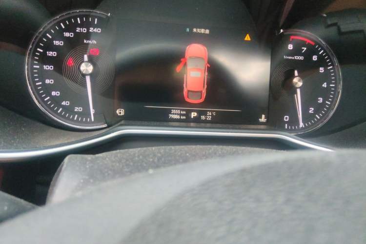 Used MG 6 2017 20T Automatic Trophy Prestige Internet Edition China V Standard Odometer Close Up