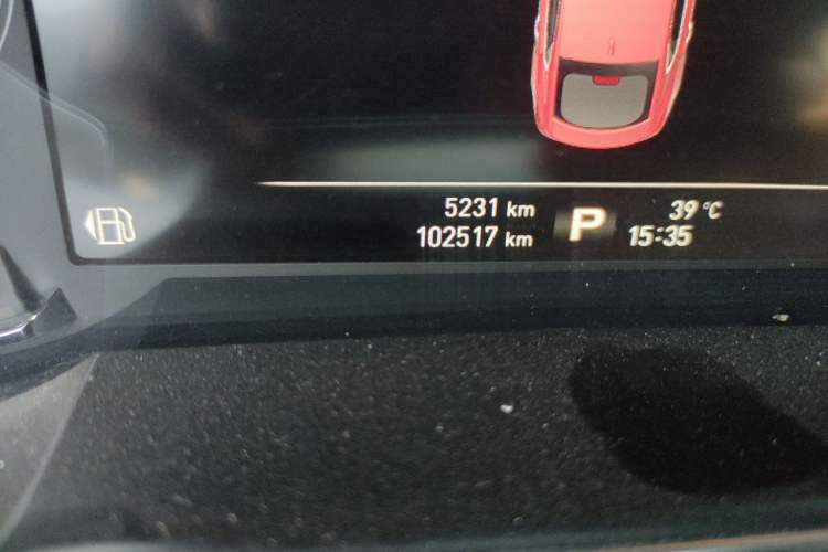 Used MG 6 2017 20T Automatic Trophy Prestige Internet Edition China V Standard Odometer Close Up