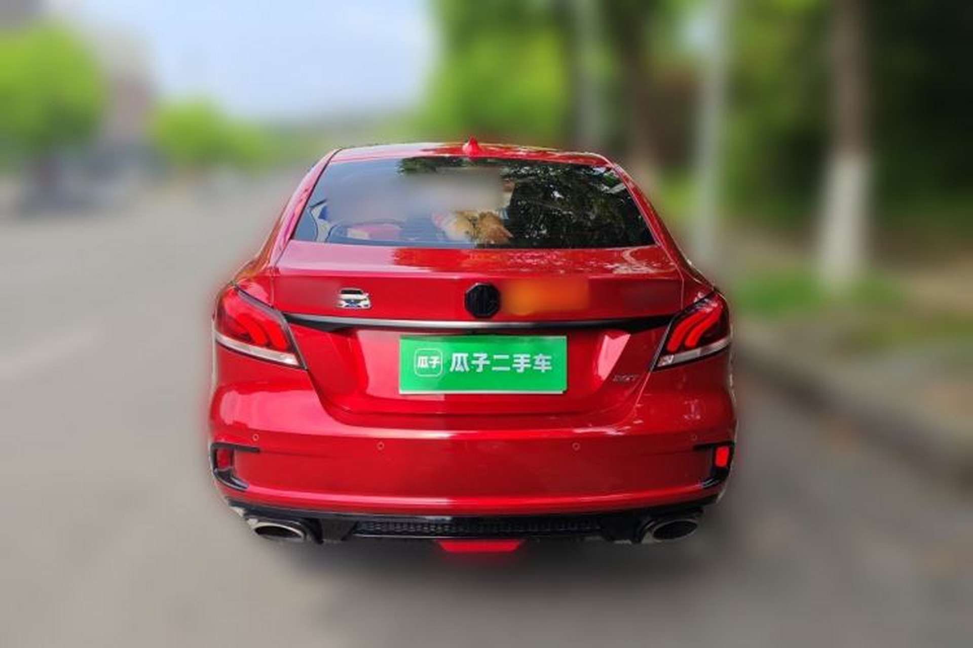 Used MG 6 2017 20T Automatic Prestige Internet Edition China V Standard Rear