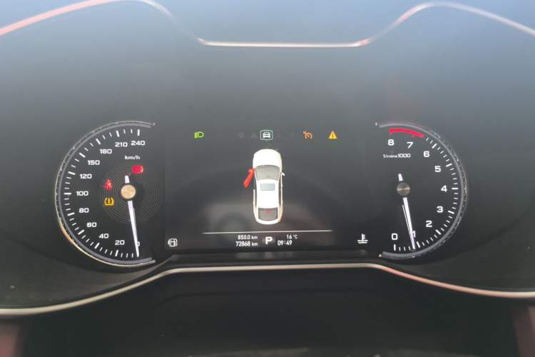 Used MG 6 2017 20T Automatic Trophy Prestige Internet Edition China V Standard Instrument Cluster
