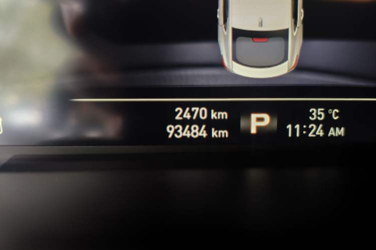 Used MG 6 2017 20T Automatic Trophy Prestige Internet Edition China V Standard Odometer Close Up
